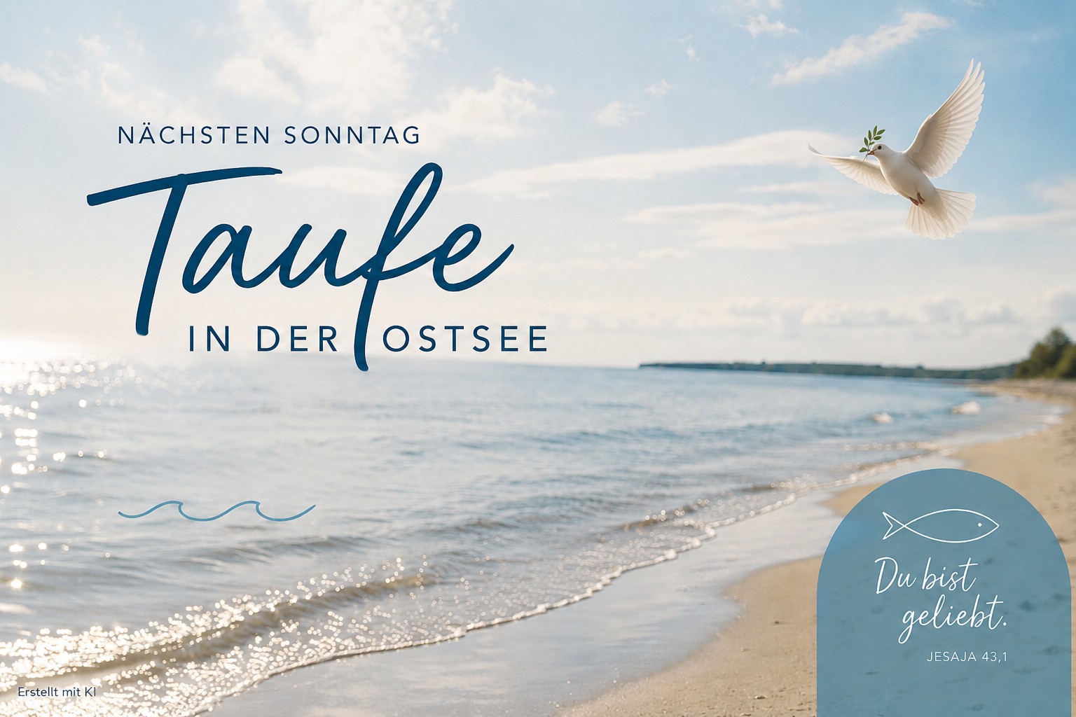 Herzliche Einladung zum Taufgottesdient am 30.08.2026